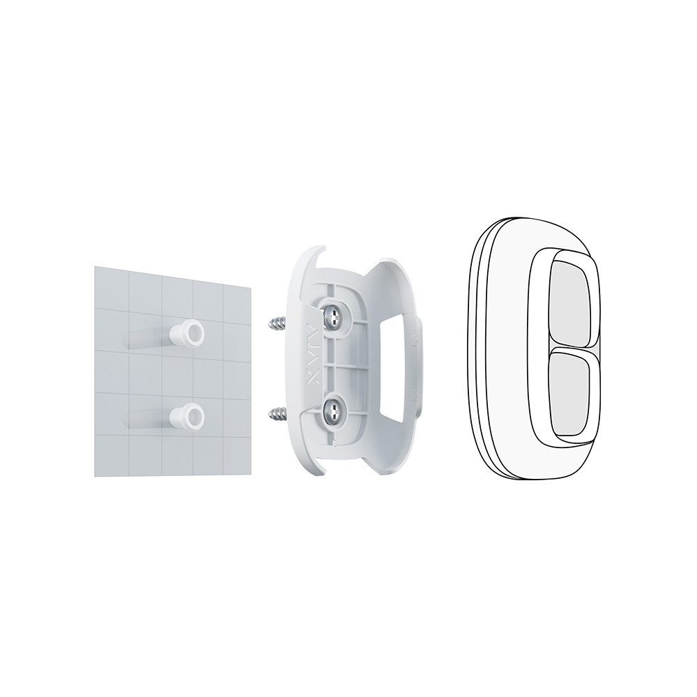 Тримач тривожних кнопок Ajax Holder white для Button/DoubleButton — изображение 4