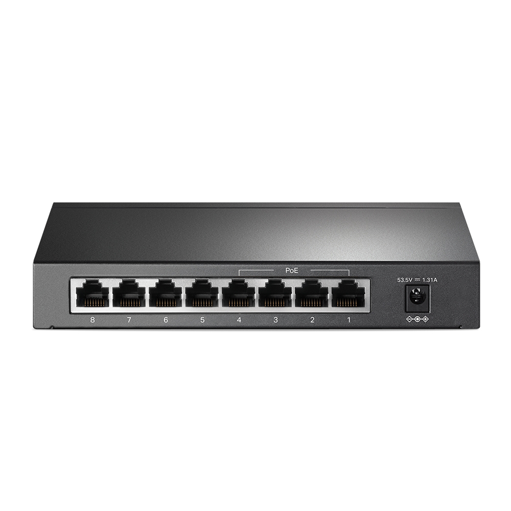 PoE-комутатор TP-Link TL-SF1008P 8-портовий з 4 PoE+ портами некерований — изображение 2
