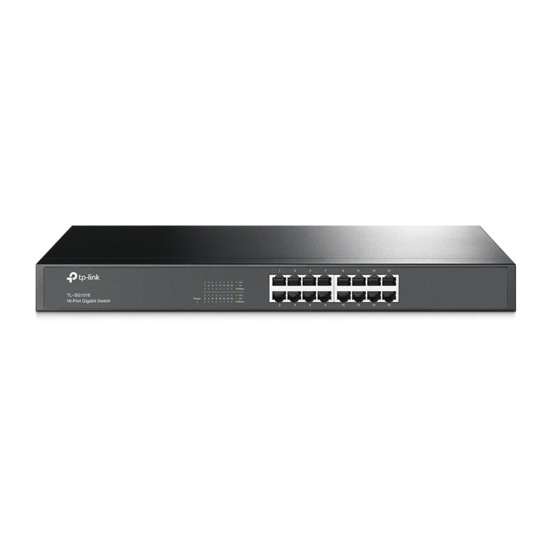 Комутатор TP-LINK TL-SG1016 16-портовий некерований гігабітний, встановлення в 19" стійку