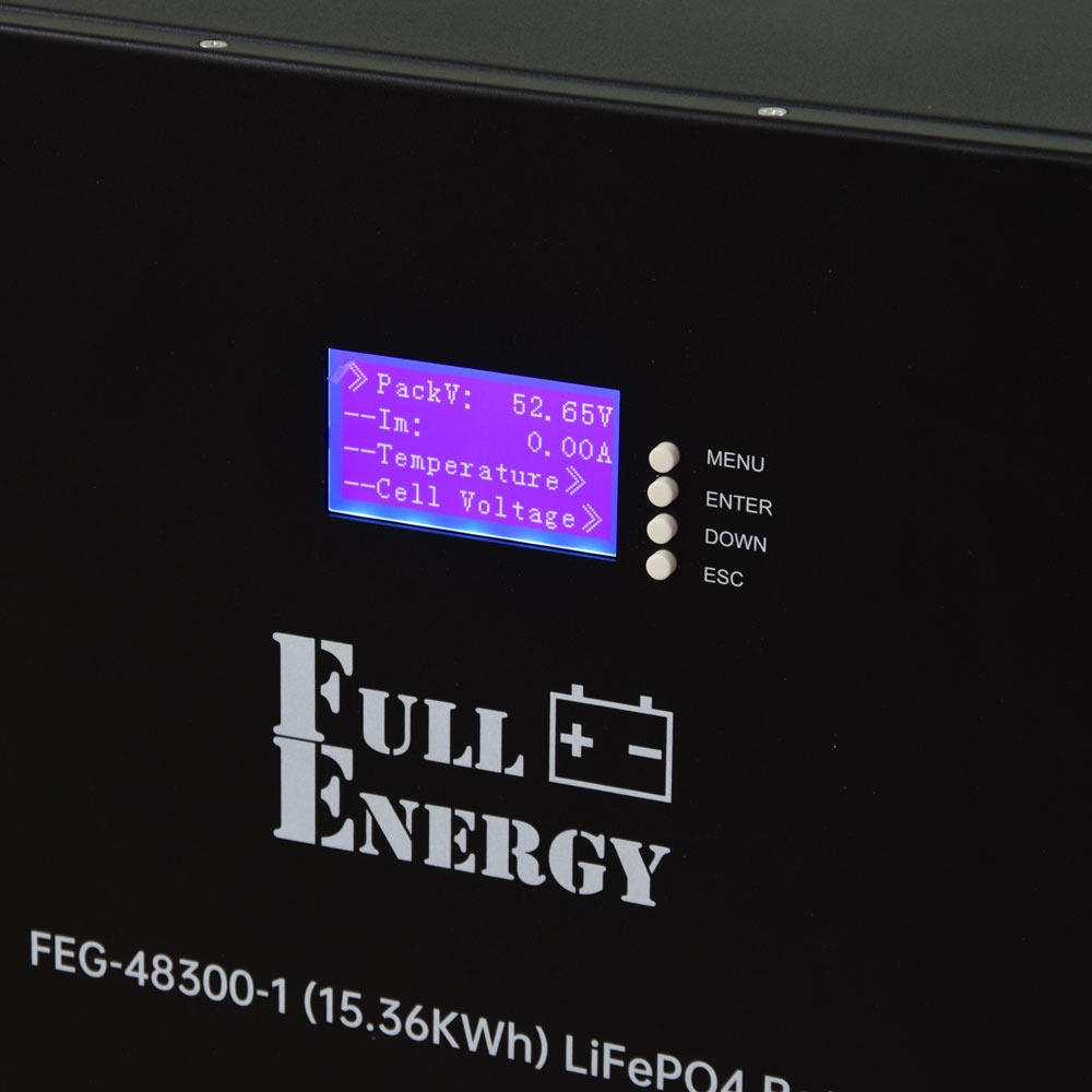 Акумулятор LiFePO4 літій залізо фосфатний 51.2В 300А·год Full Energy FEG-48300-1 — изображение 2
