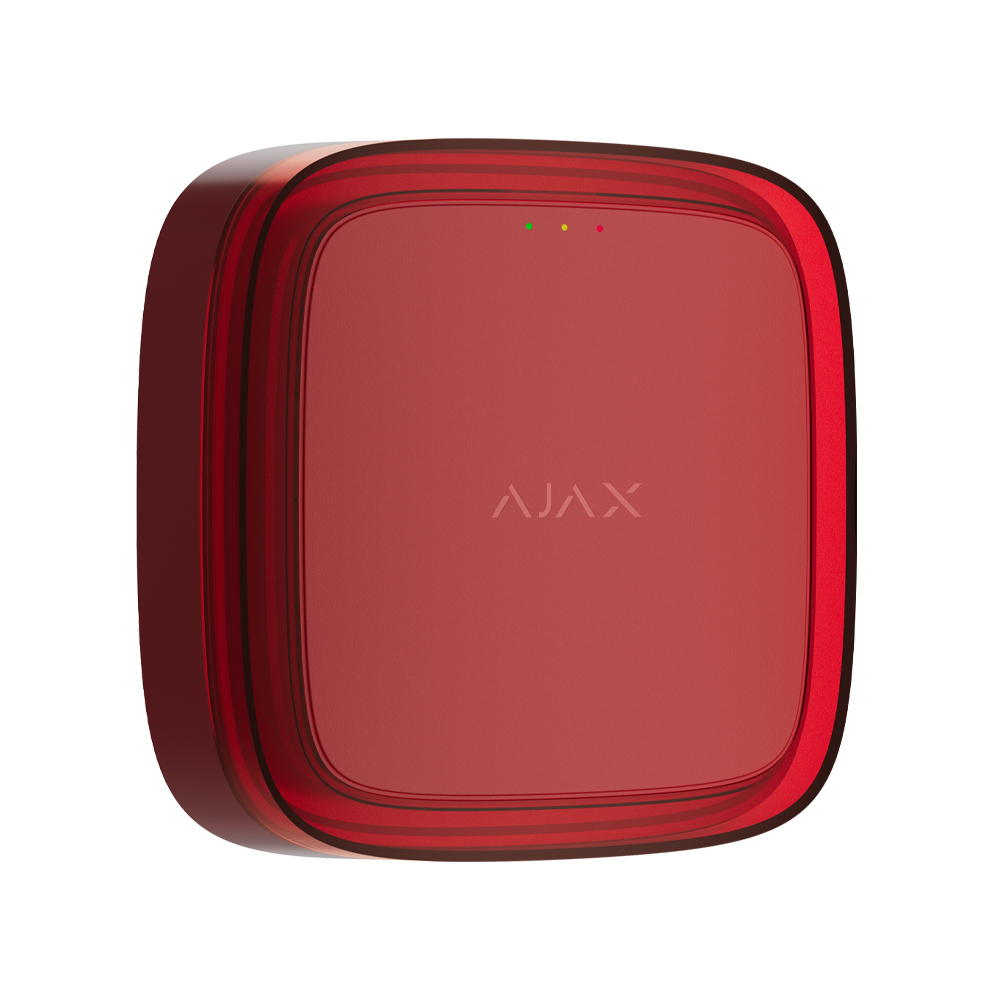 Бездротовий адресний пожежний оповіщувач Ajax EN54 FireProtect (VAD) Jeweller red світловий — изображение 2