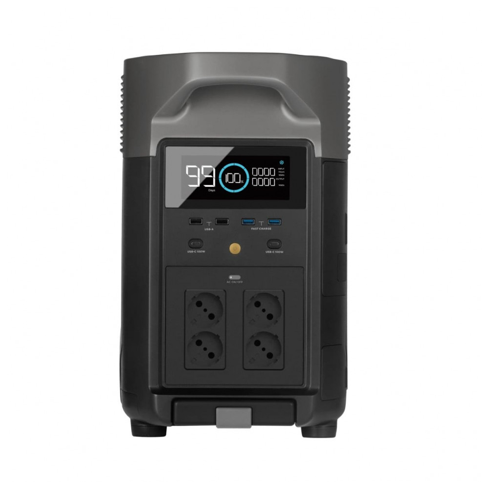 Комплект EcoFlow DELTA Pro + 2*400W Solar Panel зарядна станція та дві сонячні панелі — изображение 6