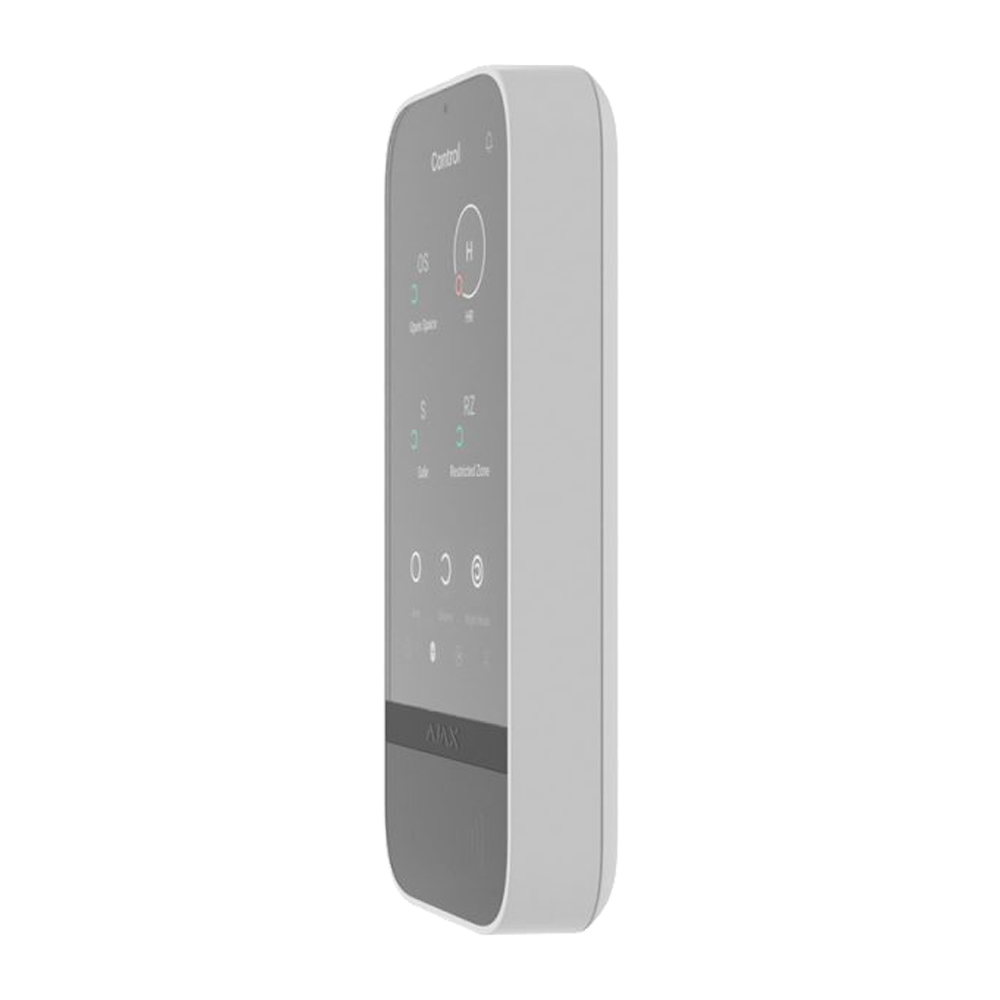 Клавіатура Ajax KeyPad TouchScreen white бездротова з сенсорним екраном — изображение 3