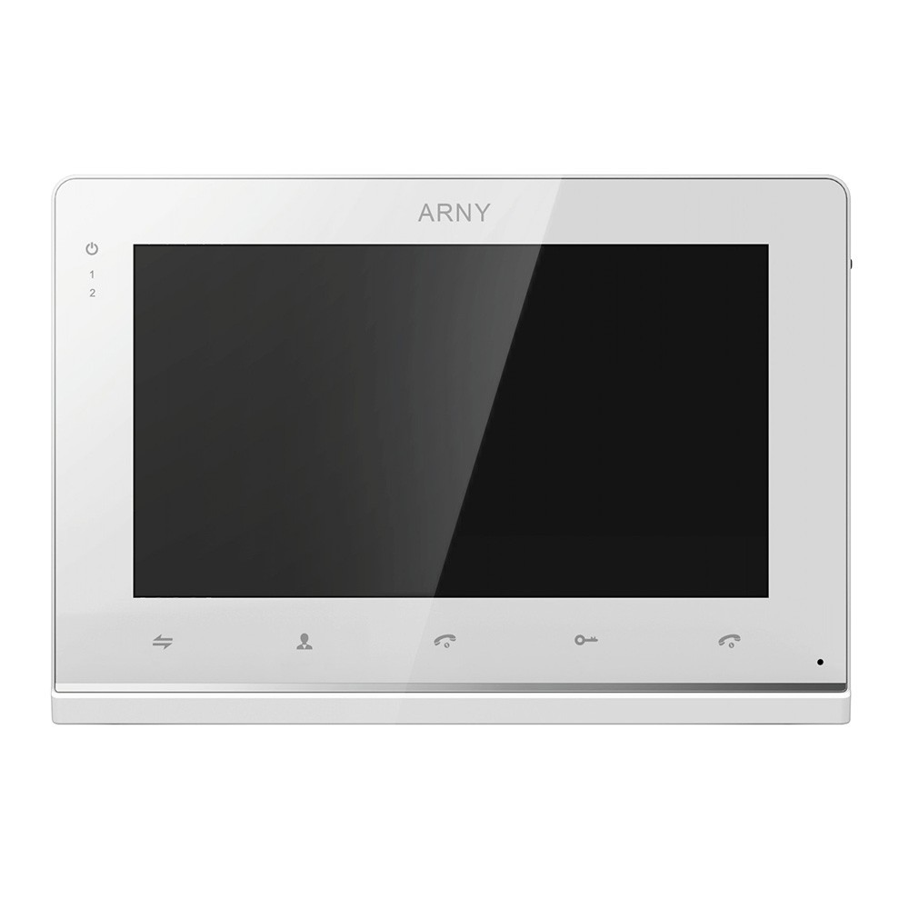 Відеодомофон 7" Arny AVD-710 (2Mpx) TFT white з детектором руху і записом відео