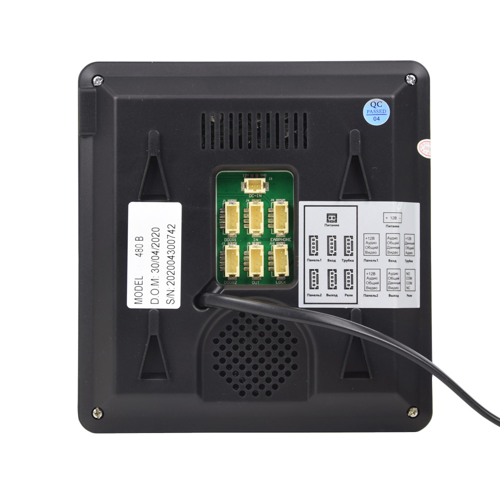 Відеодомофон 4" BCOM BD-480 Black — изображение 5