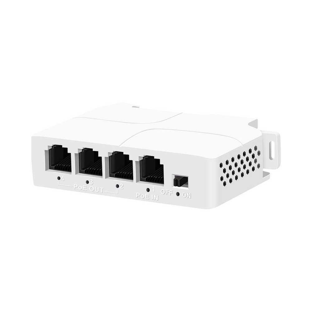PoE розширювач Hisource Hi-AT13F-A extender 3-1 100Mbps — изображение 3