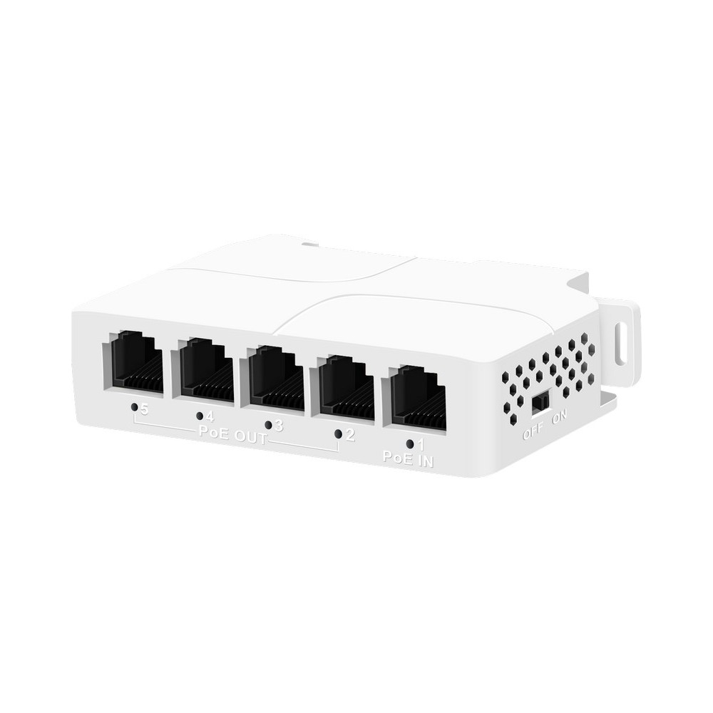 PoE розширювач Hisource Hi-BT14F-A extender 4-1 100Mbps — изображение 3