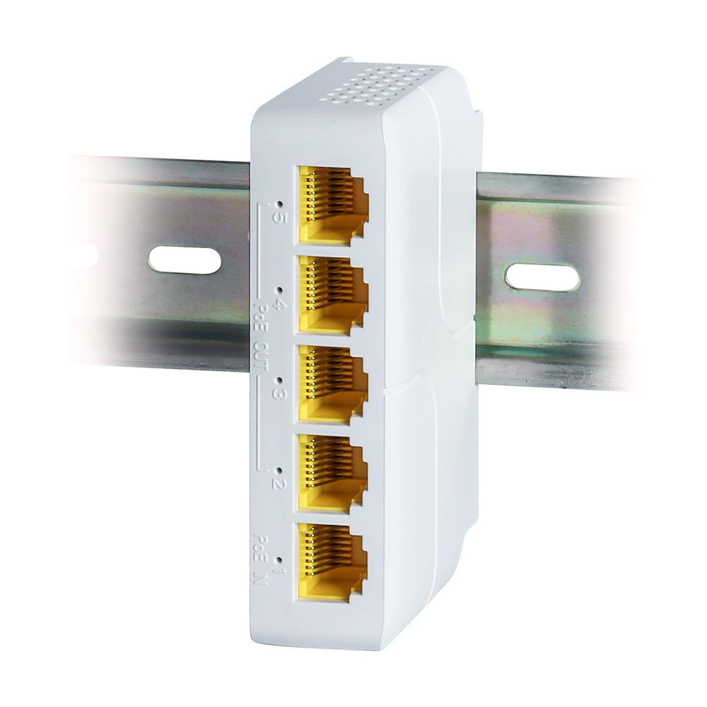 PoE розширювач Hisource Hi-BT14G-A extender 4-1 1000Mbps — изображение 4