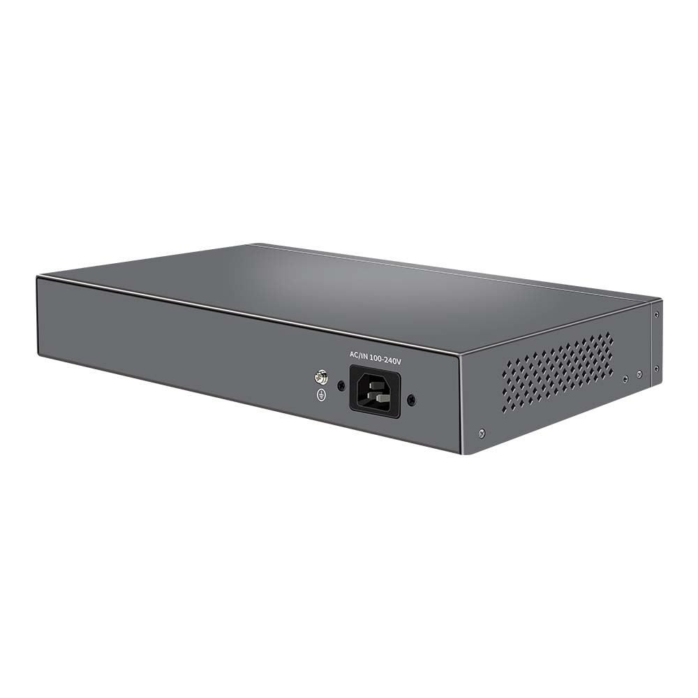 Некерований 27-портовий PoE-комутатор Hisource Hi-F2421GBL-C з 24 портами PoE — изображение 3