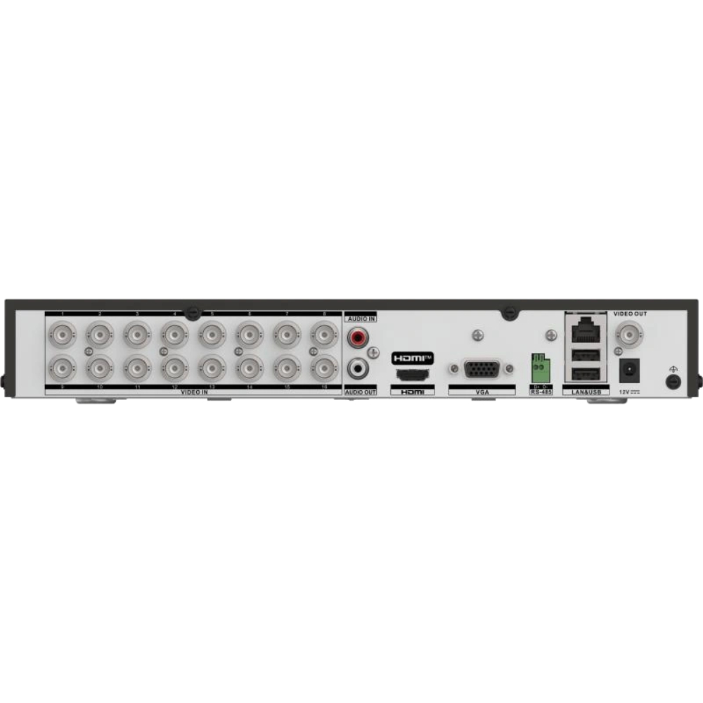 HD-TVI відеореєстратор 16-канальний Hikvision iDS-7216HQHI-M1/XT з аналітикою виявлення руху, перетину лінії та вторгнення — изображение 2