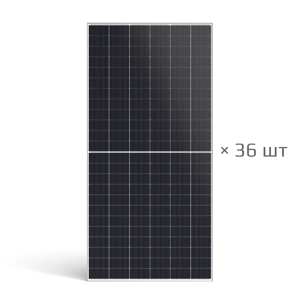 Сонячна панель JA Solar JAM72D40-600/LB (палета 36 шт)
