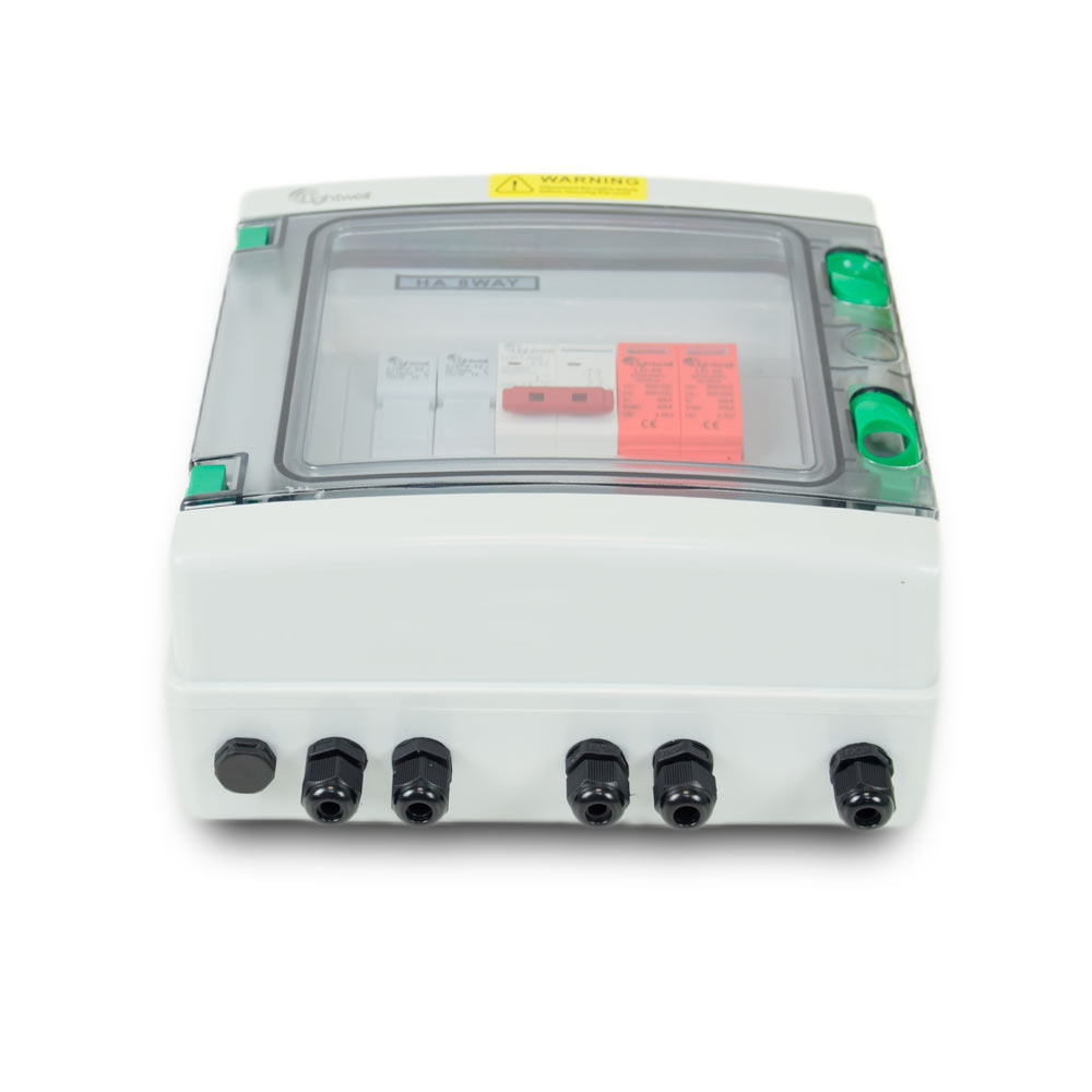 Сонячна PV розподільна коробка LQX1/1DC500VB1-1532-PG, DC 500В 1 вхід 1 вихід, з блискавкозахистом — изображение 2