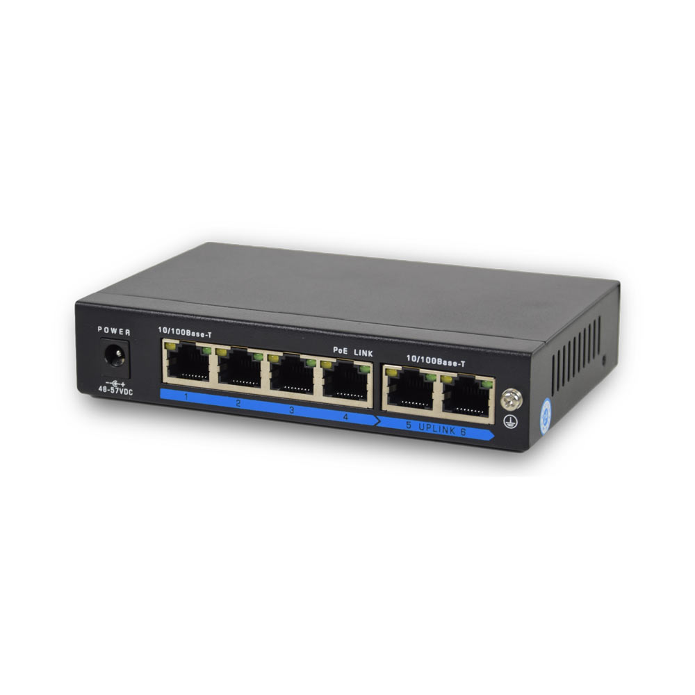 Комутатор PoE-1006-4P/250m/8L — изображение 2