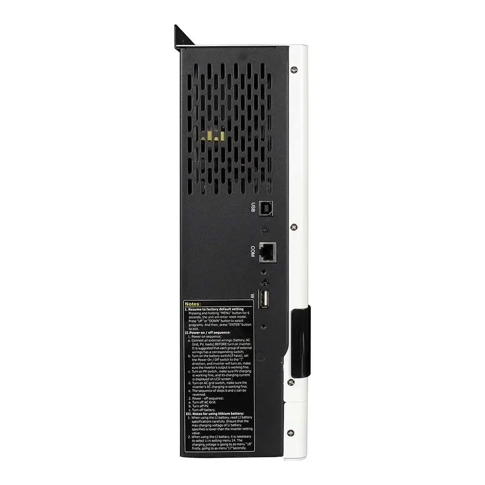 Гібридний інвертор MUST PV18-1512VPM, 1500W, 12V, струм заряду 10/20A, 160-275V, MPPT (60А, 15-145 Vdc) — изображение 2