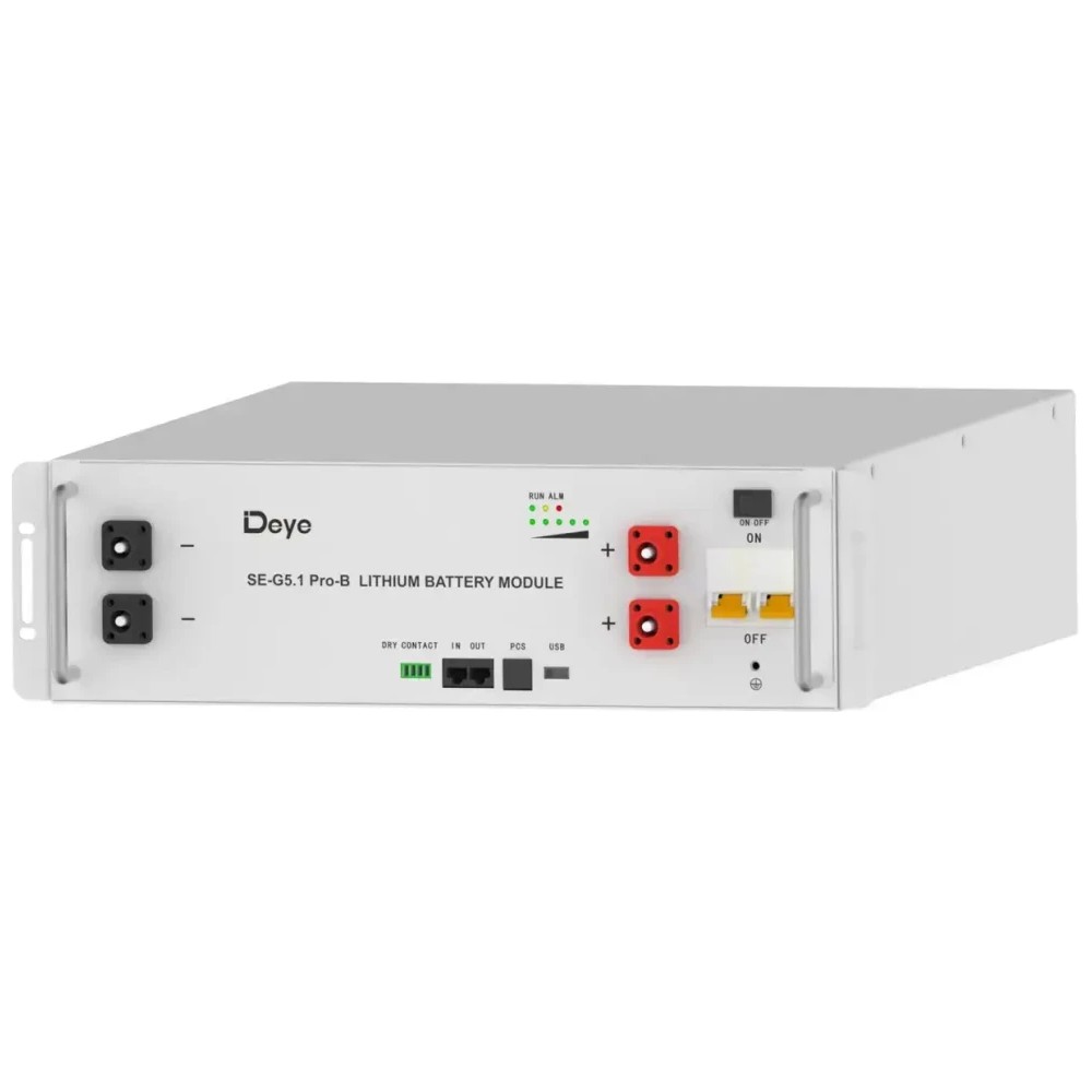 Акумуляторна батарея Deye SE-G5.1 Pro-B LiFePO4 51,2V 100Ah — изображение 2