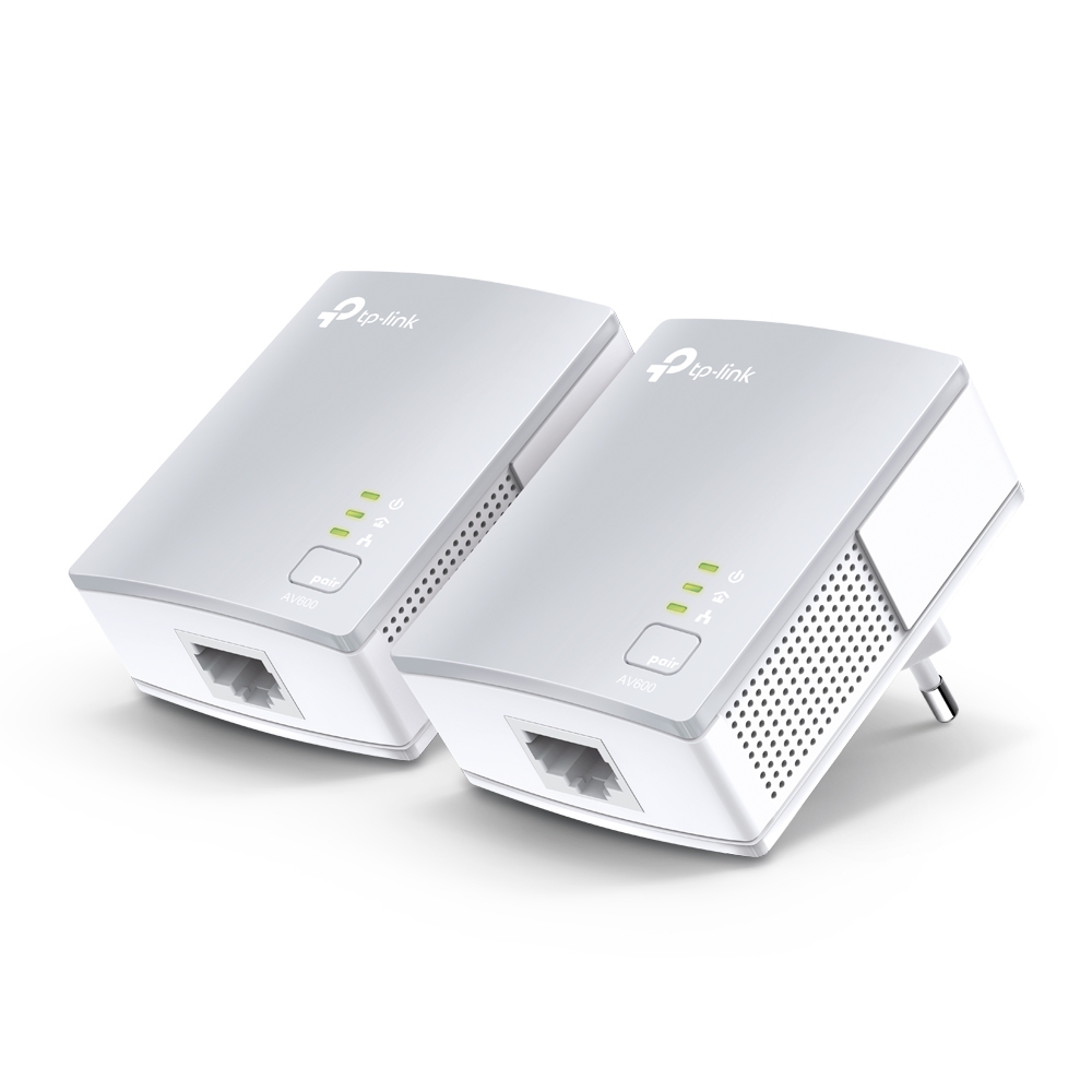 Комплект адаптерів Powerline TP-LINK TL-PA4010KIT 2PK AV600 1xFE