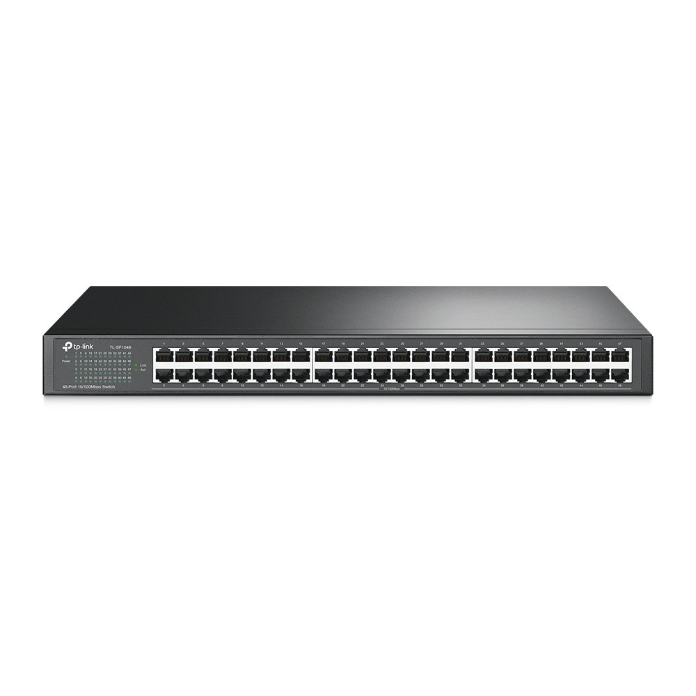 Комутатор TP-LINK TL-SF1048 48xFE некерований 19" 1U