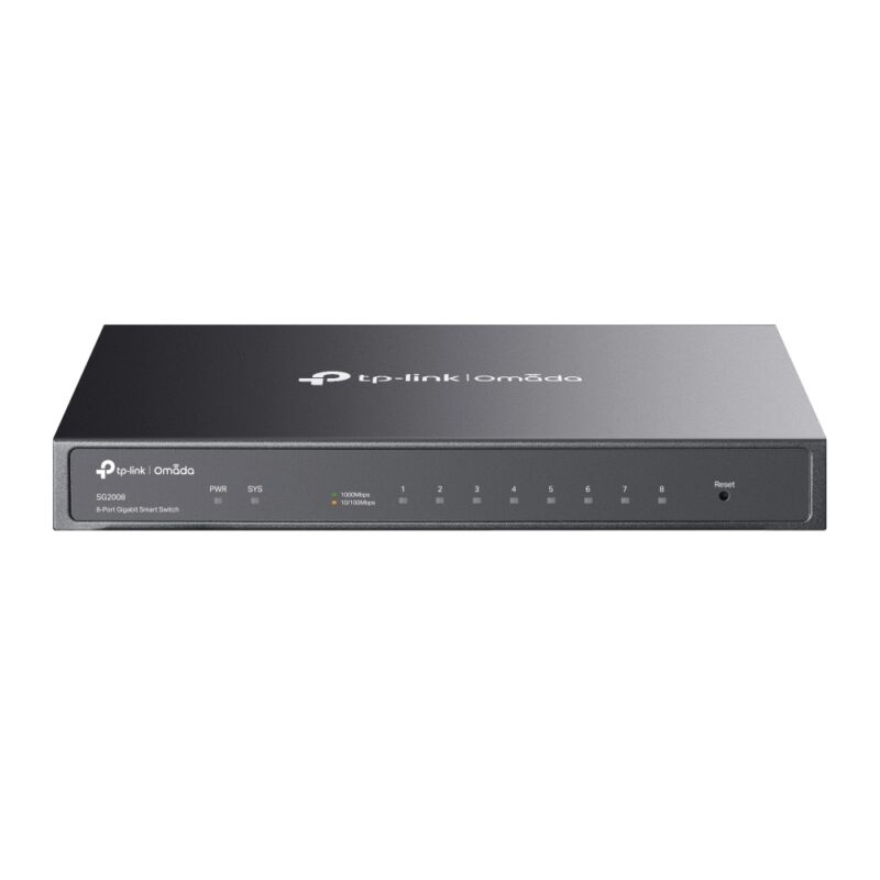 Комутатор TP-LINK TL-SG2008 Smart Switch 8-портовий гігабітний
