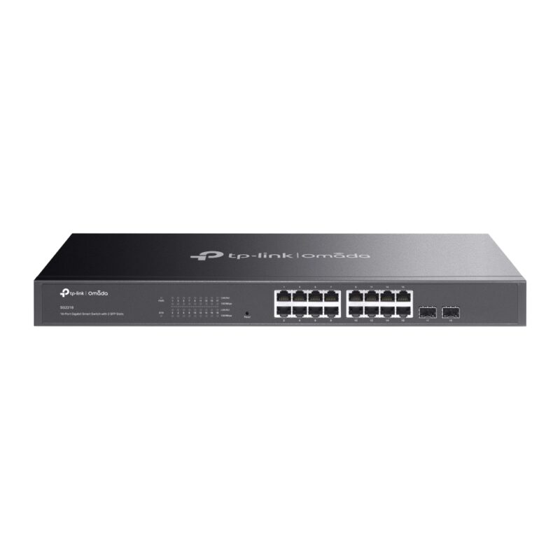 Комутатор TP-LINK TL-SG2218 16x1GE 2xSFP L2 Smart Switch 19" 1U