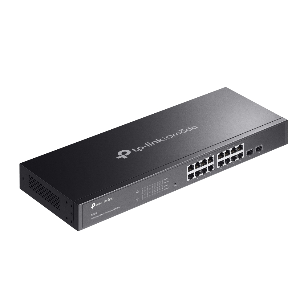 Комутатор TP-LINK TL-SG2218 16x1GE 2xSFP L2 Smart Switch 19" 1U — изображение 3