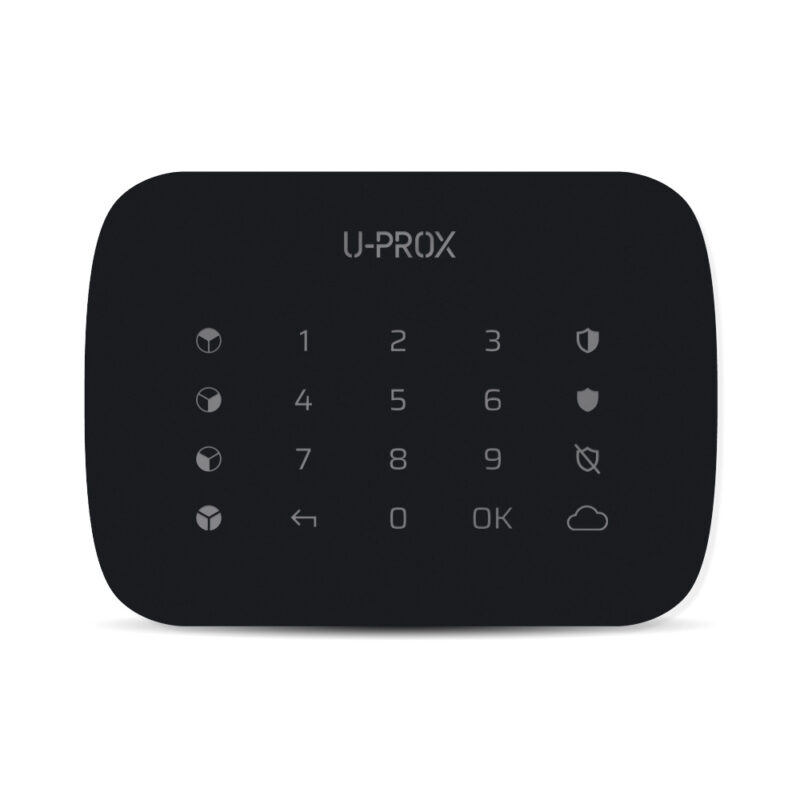 Бездротова сенсорна клавіатура U-Prox Keypad G4 Black для чотирьох груп
