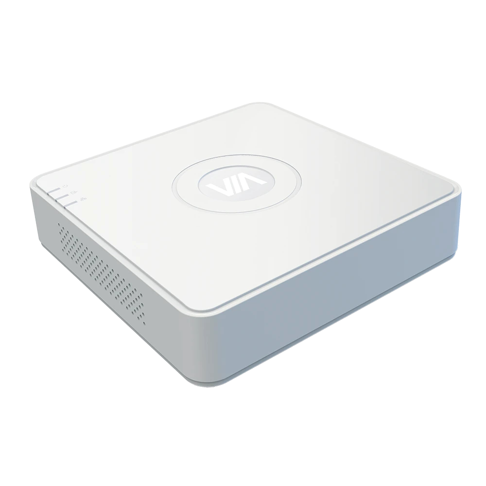 IP-відеореєстратор 8-канальний VIASecurity VIA-NVR04V1Q для систем відеоспостереження