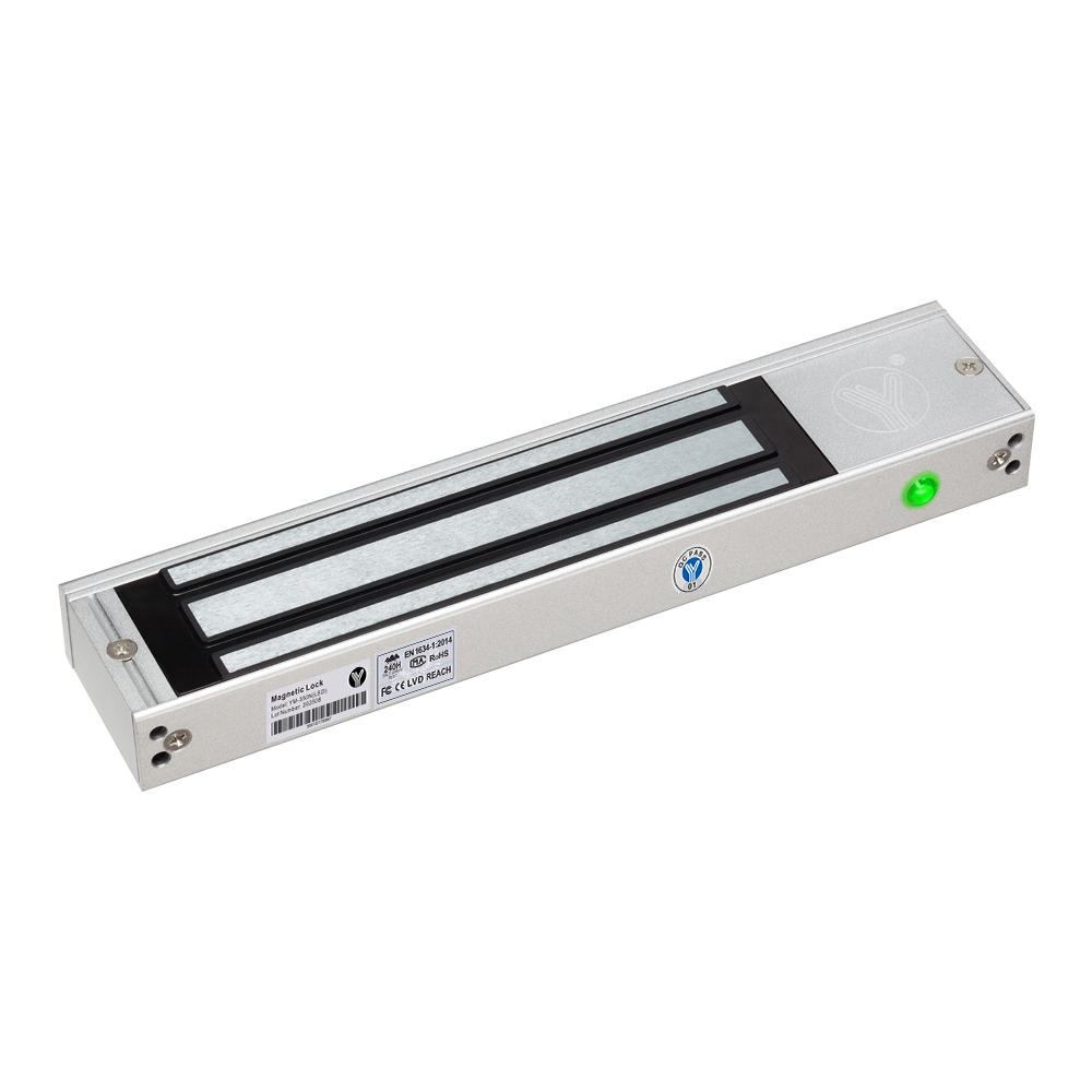 Електромагнітний замок Yli Electronic YM-350N(LED) зі світловою індикацією для системи контролю доступу
