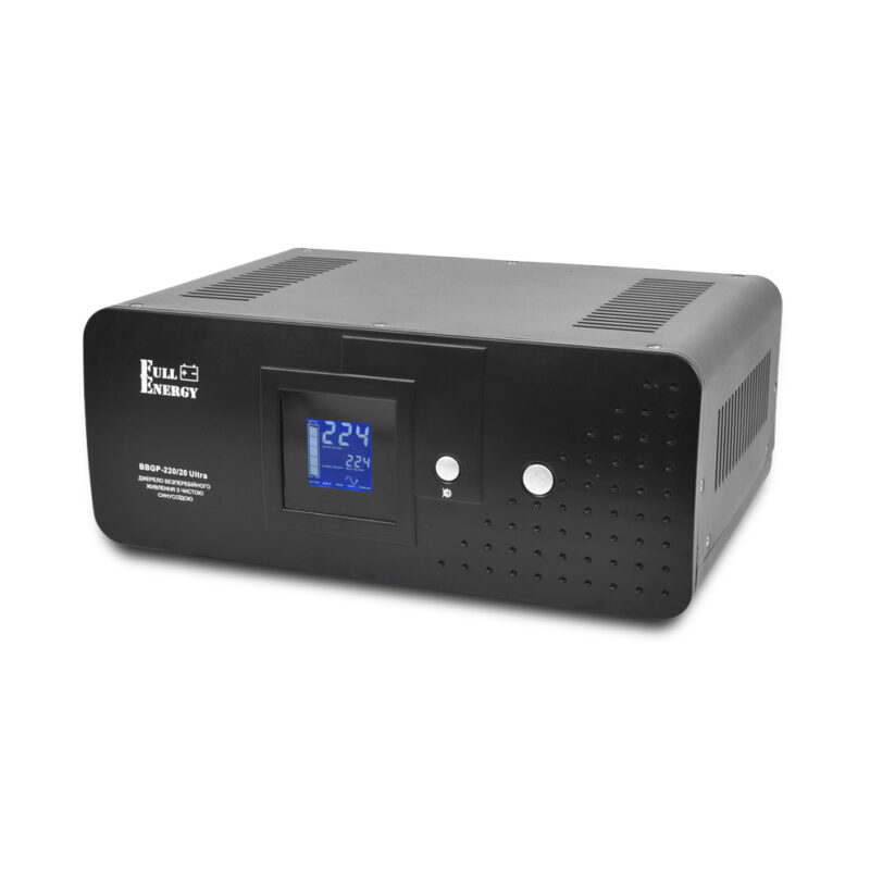 Автономне ДБЖ Full Energy BBGP-220/20Ultra (розпродаж 870) 2000ВА/1200Вт з чистою синусоїдальною хвилею
