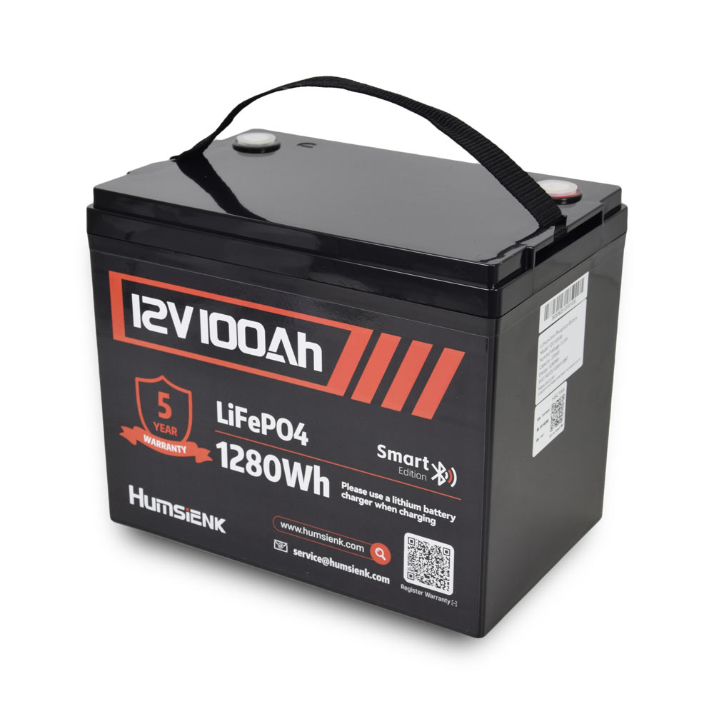 Акумулятор LiFePO4 HS12V100AH10 12.8В 100А·год з Bluetooth — изображение 2