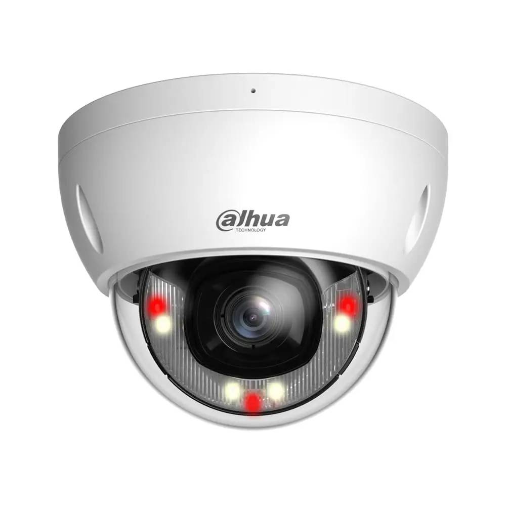 IP-відеокамера 8 Мп Dahua DH-IPC-HDBW2849E-S-IL (2.8 мм) з подвійним підсвічуванням та мікрофоном для системи відеонагляду