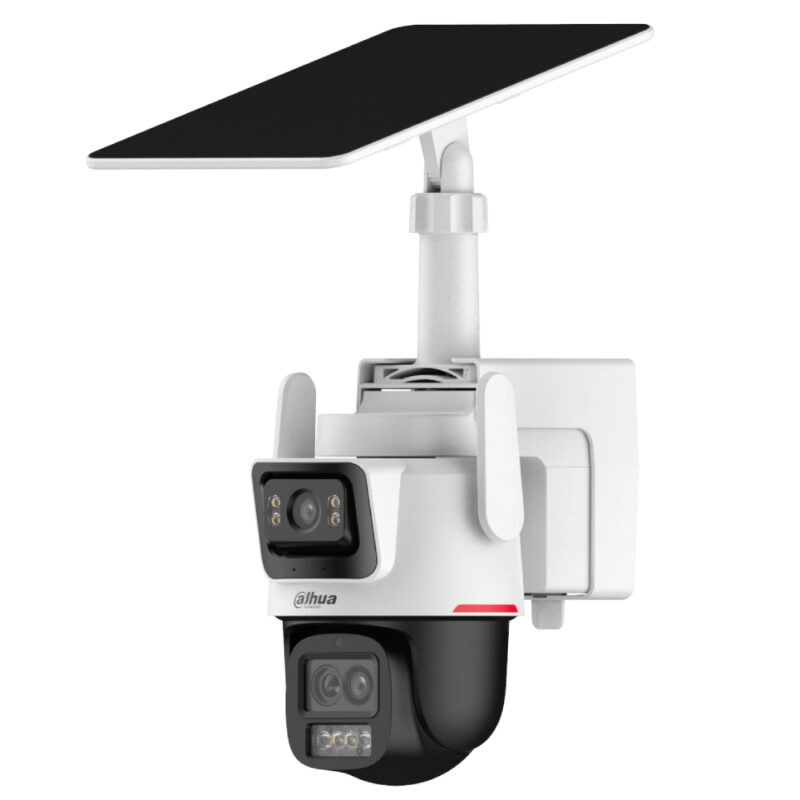 IP Speed Dome відеокамера 3 Мп+3 Мп з Dahua DH-IPC-PTS2649C-3E3Z-4GB20 c 4G та сонячною панеллю