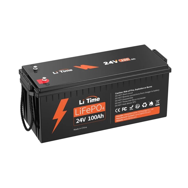 Акумулятор LiFePo4 Litime 24В 100А·год, 2560Вт·год (Litime-24V100Ah)