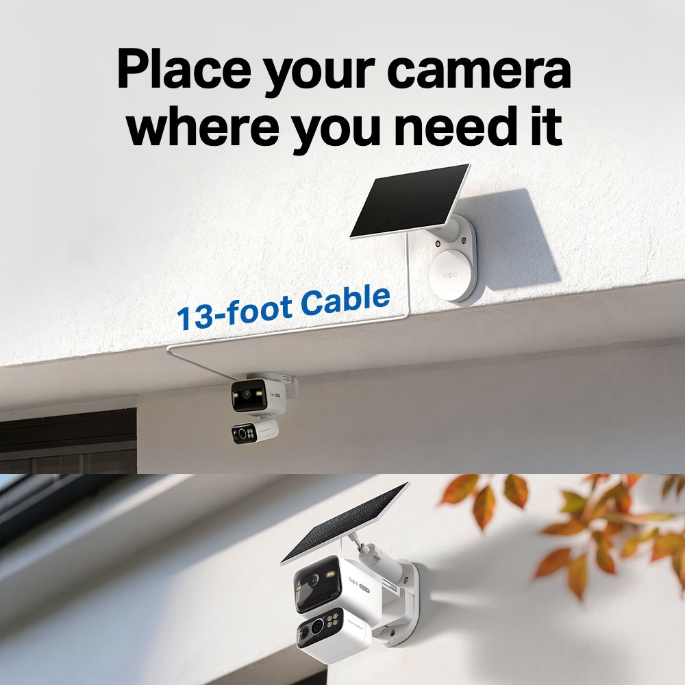 Комплект розумної бездротової камери TP-LINK TAPO C645D KIT 2K QHD та сонячної панелі — изображение 6